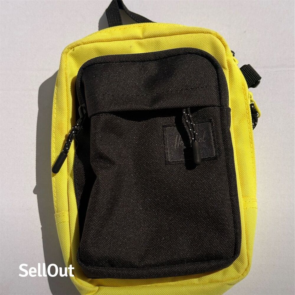 Herschel Large Crossbody Bag Highlighter Yellow/Black Unisex Travel